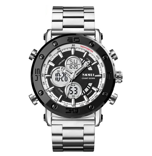 Годинник наручний SKMEI 1636SIWT, SILVER-SILVER, 10246, фото 1