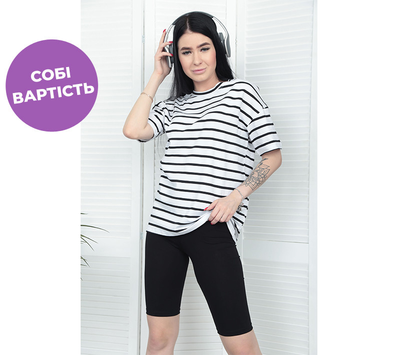 Костюм з велосипедками "Balance" оптом | Норма | Розпродаж моделі, фото 1