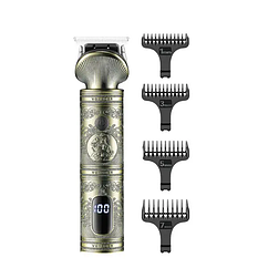Професійний тример акумуляторний V-962 з 4 насадками для стрижки вусів та бороди USB 5 В