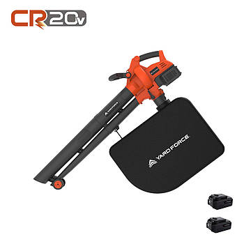 Бездротовий повітродув-пилосос та мульчер Yard Force LB-C20