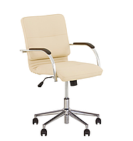 Офісне крісло Samba ultra gtp CHR64 дерево 1.031 есо-07 бежева (Новий Стиль ТМ)