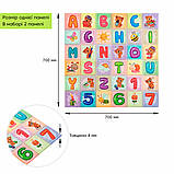 Набір панелей стінових 3D 700х1400х4мм Абетка (2шт) SW-00002352, фото 5