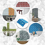 Мозаїка з декоративного скла 298х298х4,5мм Блакитна SW-00002354, фото 6