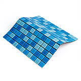 Мозаїка з декоративного скла 298х298х4,5мм Блакитна SW-00002354, фото 7