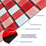 Мозаїка з декоративного скла 298х298х4,5мм Червона SW-00002367, фото 2