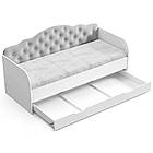 Ліжко Софія, односпальне ліжко з ящиком Sofia на ламелях КОМПЛЕКТ, фото 6