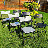 Складний стілець 46х42,5х86см Білий SW-00001610, фото 6