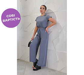 Літній жіночий костюм із жатки "Oasis" оптом | Норма | Розпродаж моделі