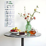 Дзеркальний декор акриловий самоклеючий срібло, 9шт (D) SW-00002498, фото 6