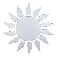 Дзеркальний декор акриловий самоклеючий срібло,15шт (D) SW-00002501