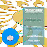 Дзеркальний декор акриловий самоклеючий золото, 27шт (D) SW-00002503, фото 4