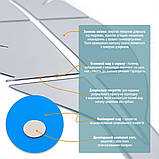 Дзеркальний декор акриловий самоклеючий Перо срібло, 6шт (D) SW-00002505, фото 4