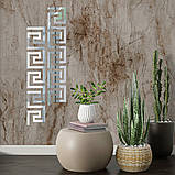 Дзеркальний декор акриловий самоклеючий срібло,10шт (D) SW-00002506, фото 5