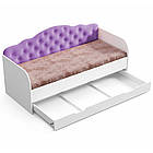 Ліжко Софія, односпальне ліжко з ящиком Sofia на ламелях КОМПЛЕКТ, фото 7