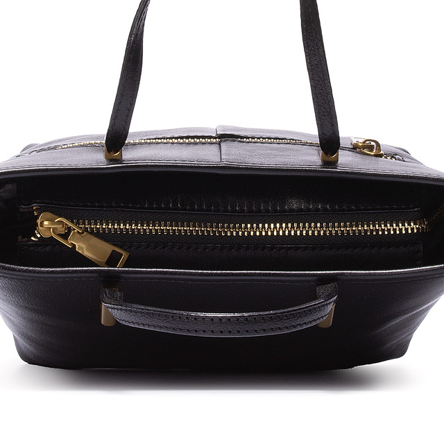 Сумка жіноча шкіряна чорна арт.00255