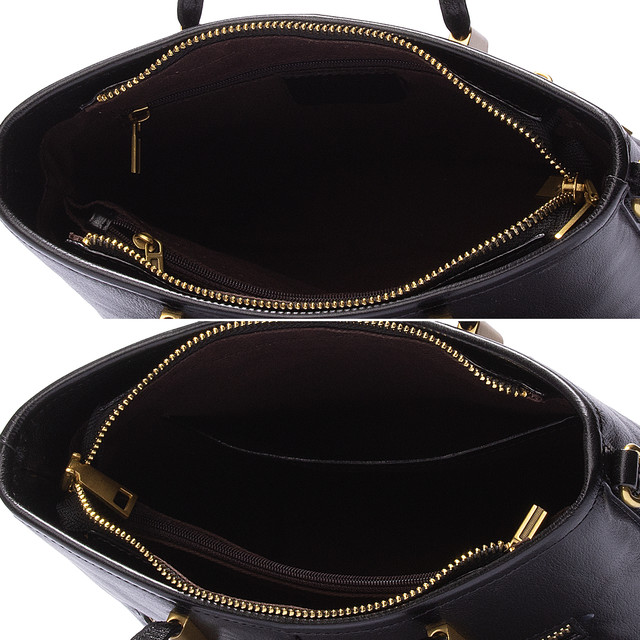 Сумка жіноча шкіряна чорна арт.00255