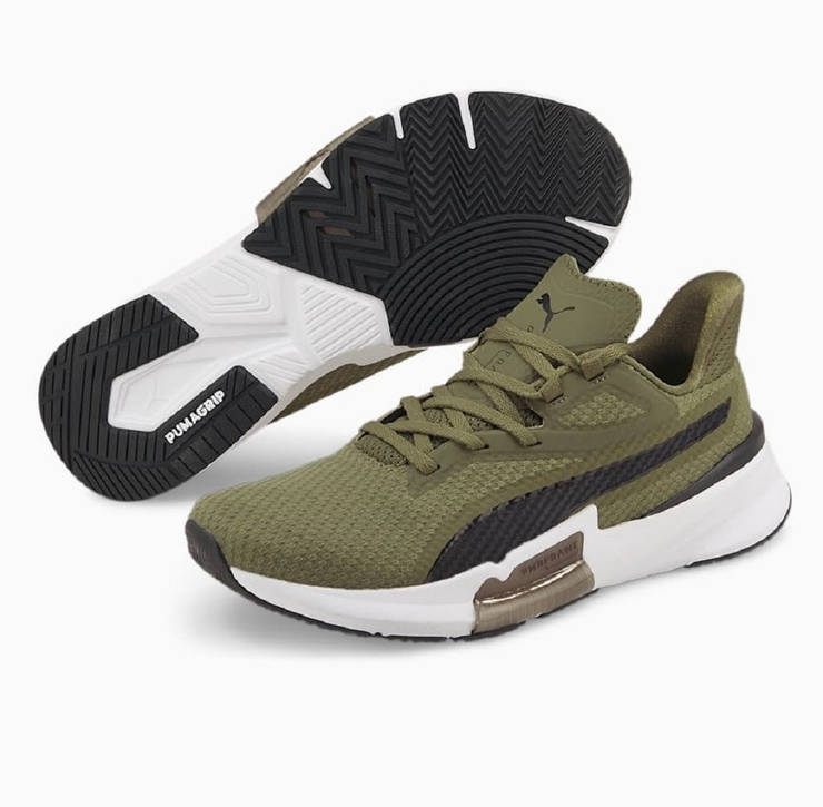 Кросівки Puma PWRFrame TR 44,5 (29 см) Dark Green Moss Black, фото 1
