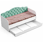 Ліжко Софія, односпальне ліжко з ящиком Sofia на ламелях КОМПЛЕКТ, фото 7