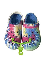 Утеплені сабо CROCS Classic Lined Tie Dye Clogs розмір 38-39 устілка 25 см