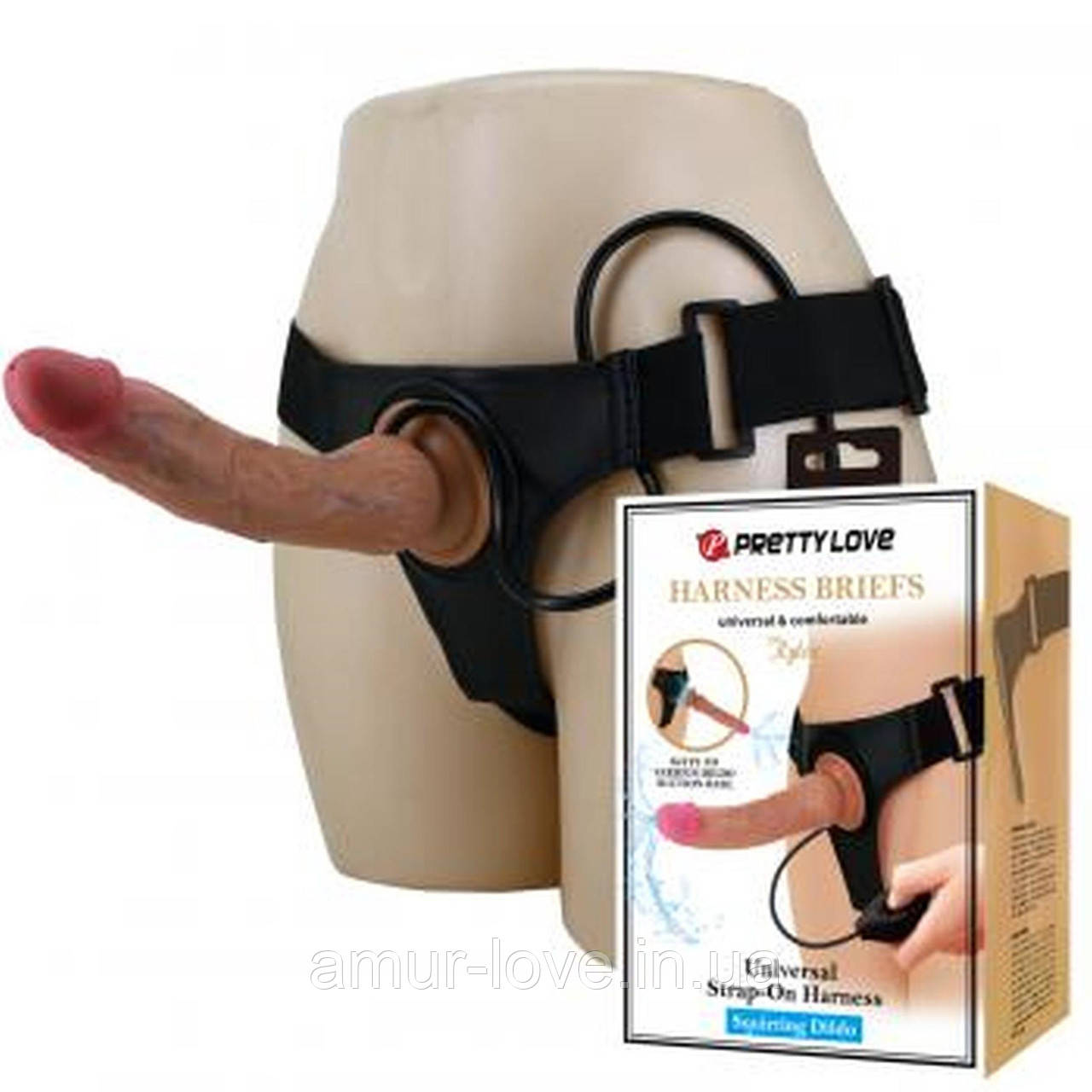 Страпон Pretty Love Kyton Latin, фото 1