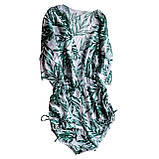 Купальник роздільний білий із зеленим листям S 42 + комбінезон, фото 7