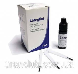 Lateglint Латеглінт Глазур для пломб світлозатверджувана 3г Latus фінішний лак для блиску та полірування