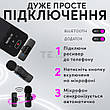 Професійний бездротовий петличний мікрофон Boya BY-V10 Type-C петличка для телефону, фото 8
