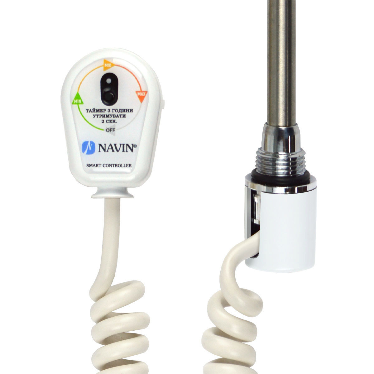 ТЕН Basic 300W білий, з таймером, фото 1