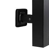 Сушка для рушників Largo 500х800 Sensor лівий, чорний муар, фото 5