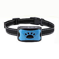 Ошийник із ультразвуковим та вібраційним впливом для малих і середніх собак Pecute Y-7, блакитний