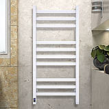 Сушка для рушників Авангард 480х1000 Sensor правий з таймером, білий, фото 6