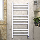 Сушка для рушників Авангард 480х1000 Sensor лівий з таймером, білий, фото 6