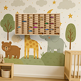 Дерев'яна полиця для вантажних машинок Kruzzel 26582, фото 9