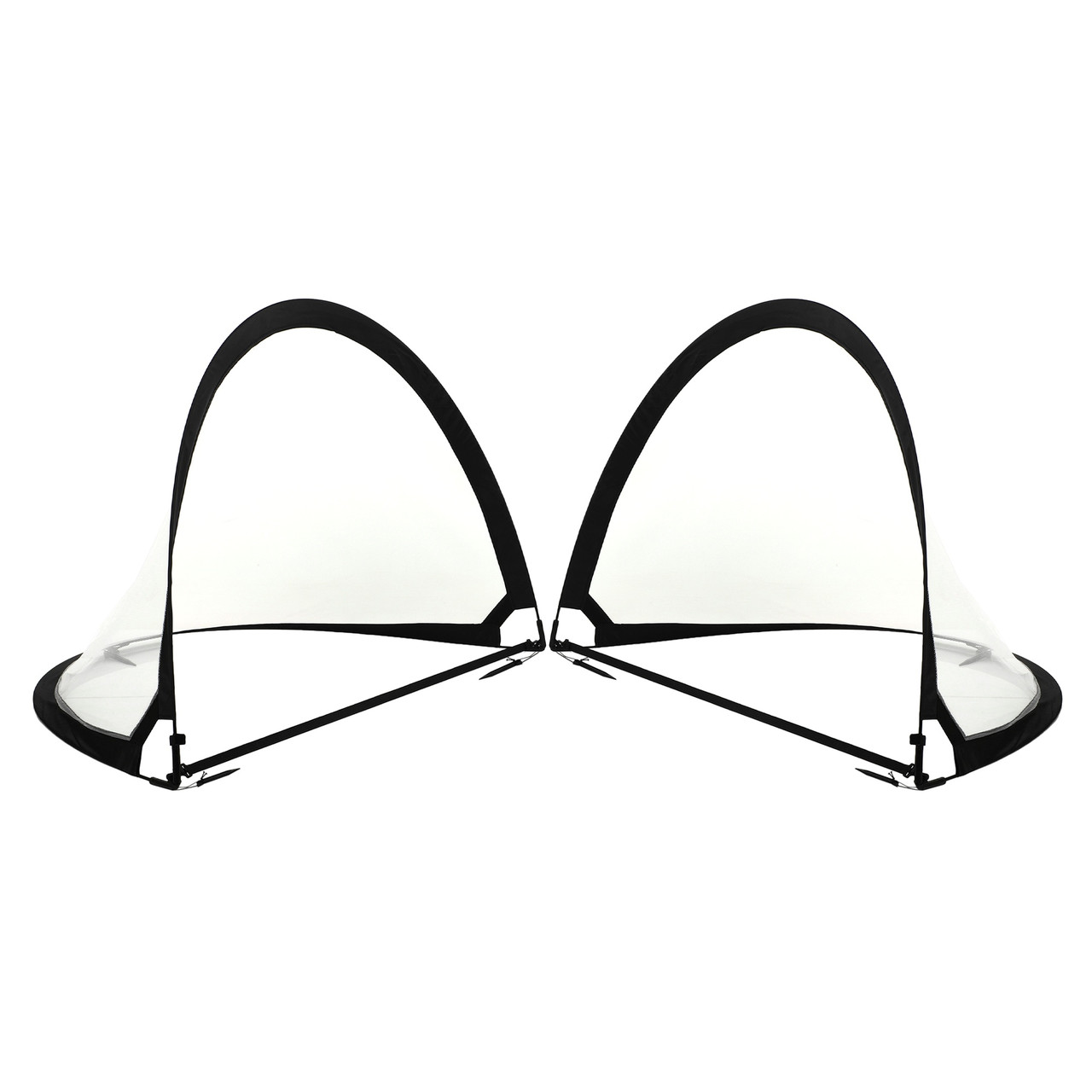 Футбольні ворота складні тренувальні SP-Sport 2 шт 132×104×90 см, фото 1