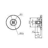 Повітровідвідник для сушки для рушників NAVIN 1/2, чорний муар, фото 4