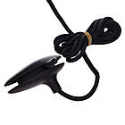 Футбольний м'яч тренажер на мотузці SP-Sport OFFICIAL №5 чорний-білий, фото 5