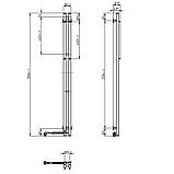 Сушка для рушників Navin Силует Квадро 90х1500 Sensor правий, білий, фото 8