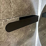Тримач для рушників Navin 230 мм, чорний матовий, фото 5