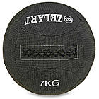 М'яч набивний медичний для кроссфіта в кевларовій оболонці WALL BALL Zelart, фото 7
