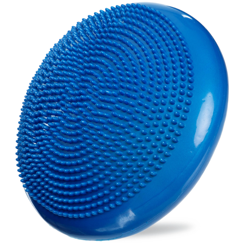 Подушка балансувальна масажна Zelart FI-4272 Balance Cushion Ø 33 см до 100 кг для йоги та фітнесу. Синій