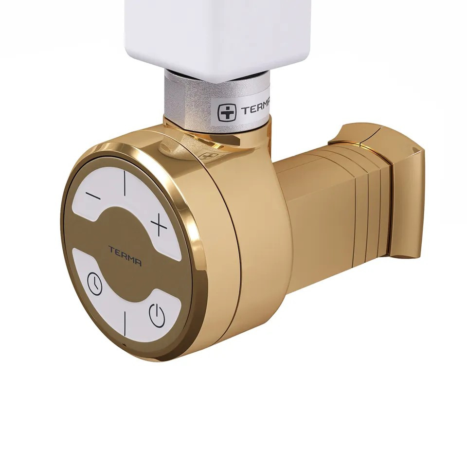 ТЕН для сушки для рушників TERMA MOA 300W зі прихованим монтажем, золото, фото 1