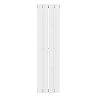 Вертикальний радіатор Largo 300х1200-4, anticor, білий