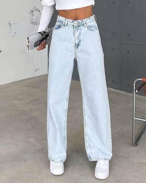 Джинси Baggy жіночі блакитні. 34, 36, 38, 40, фото 1