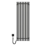 Сушка для рушників електричний Navin Levante 450х1400 Sensor лівий, чорний муар, фото 2