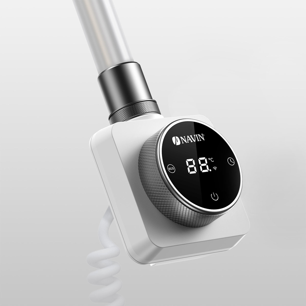 ТЕН для сушки для рушників NAVIN Accorto 300W білий з WIFI, фото 1