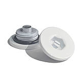 Повітрявідвідник для сушки для рушників NAVIN 1/2, білий, фото 3