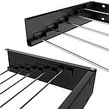 Сушарка для білизни LinoFlat 80 чорна, фото 5