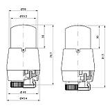 Комплект вентилів термостатичний Vario Term VISION 3-х осьовий, лівий, білий, фото 4