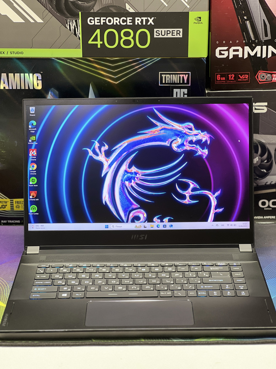 Ігровий ноутбук MSI Stealth GS66 - 15' ips  240hz\ i7-11800h| RTX 3060 6gb | DDR4 32 | SSD 1TB|