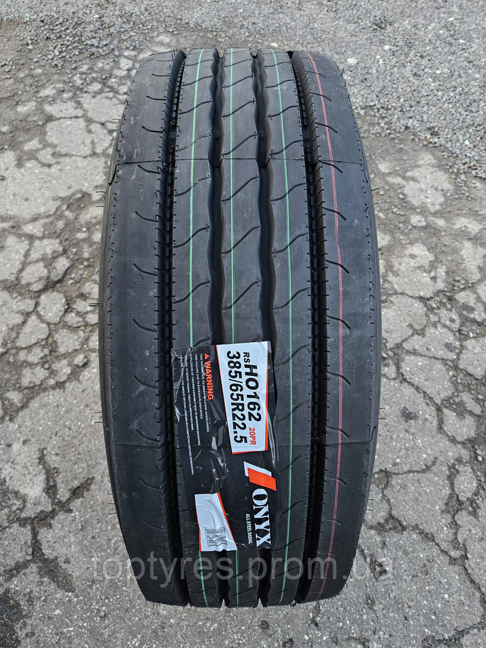 Вантажні шини  Onyx 385/65R22.5-20 TL RSHO162 160K руль